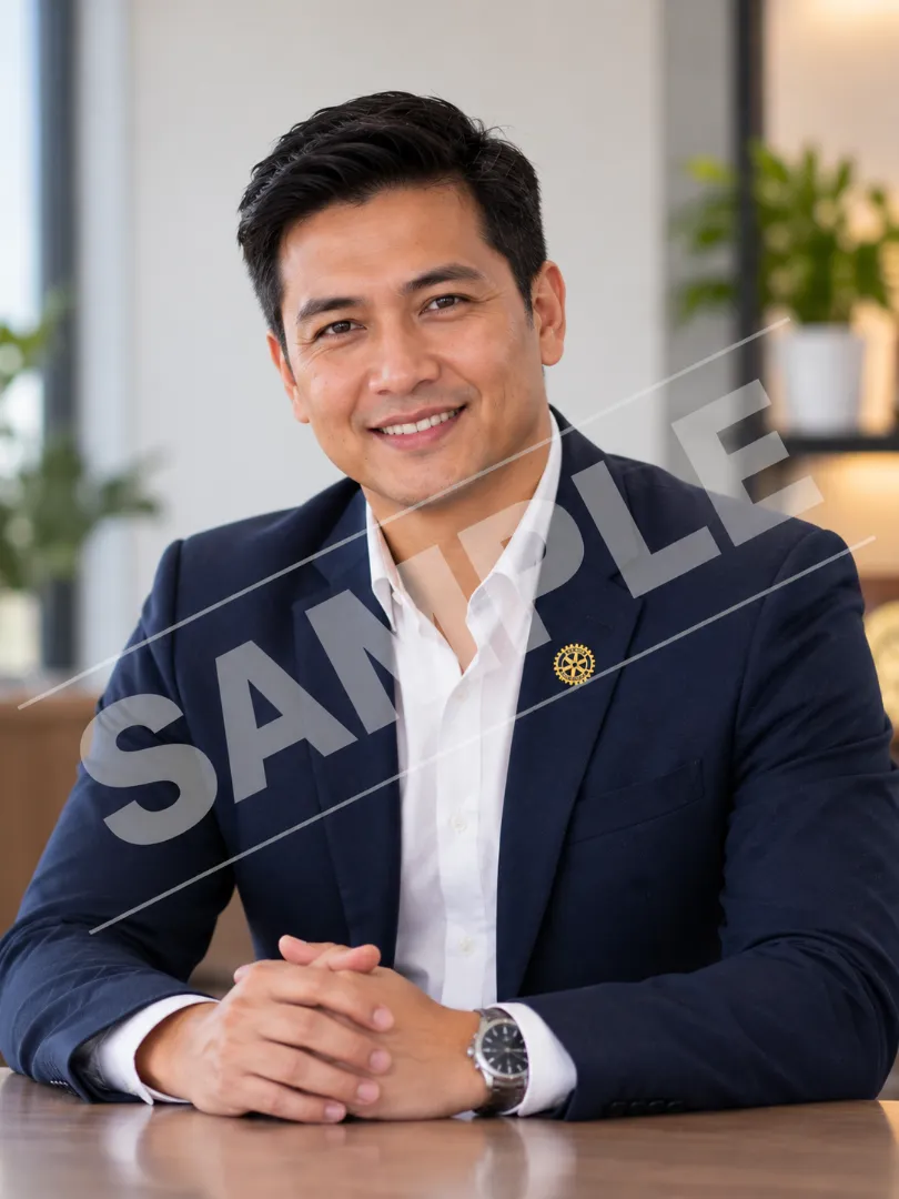Portrait of the club president